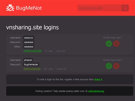 BugMeNot: share logins.